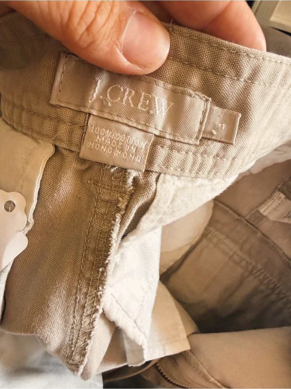 J. Crew High-Waist Cargo Shorts